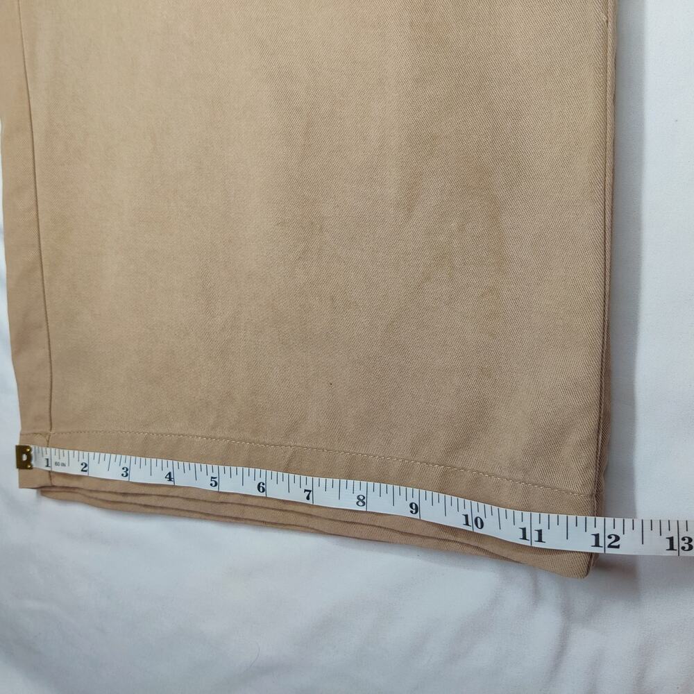 Bridge & Burn Khaki Tan Wide Leg Overall Bibs Cropped Culottes Jumpsuit Small - Picture 10 of 12